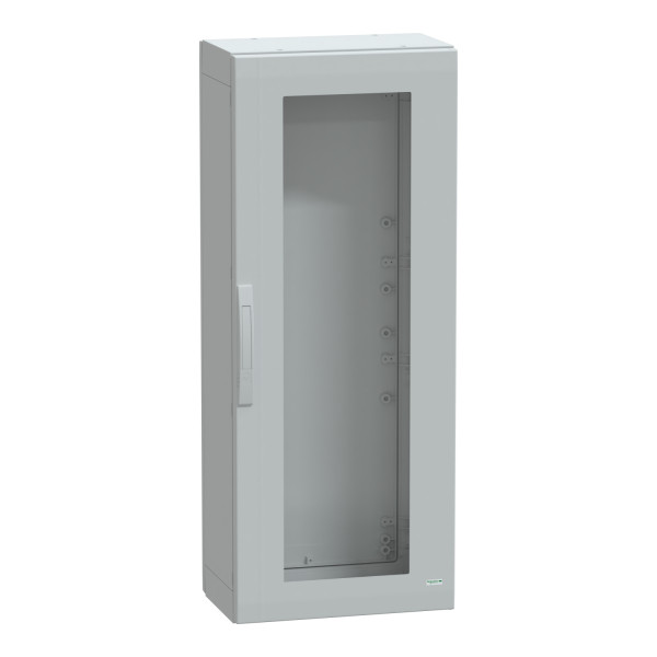 Thalassa pla - armoire polyester 1250x500x320 - ip65 - vitrée ral 7035