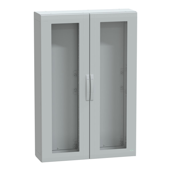 Thalassa pla - armoire polyester 1500x1000x320 - ip65 - vitrée ral 7035