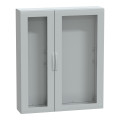 Thalassa pla - armoire polyester 1500x1250x320 - ip65 - vitrée ral 7035