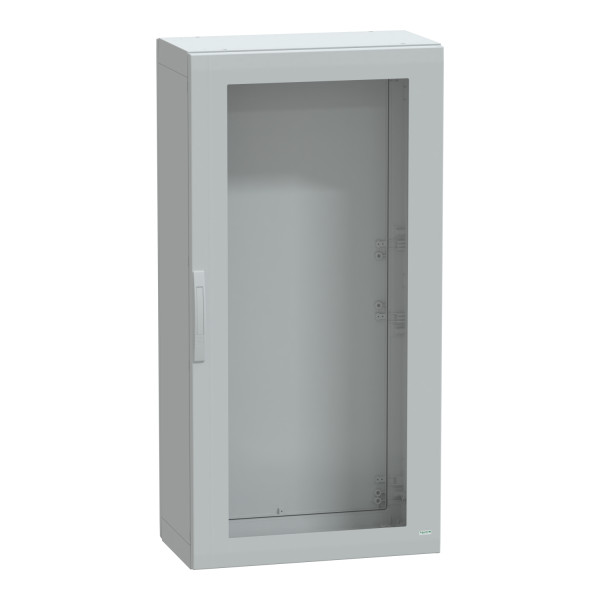 Thalassa pla - armoire polyester 1500x750x420 - ip65 - vitrée ral 7035