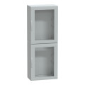 Thalassa pla - armoire polyester 2000x750x620 - ip65 - vitrée ral 7035