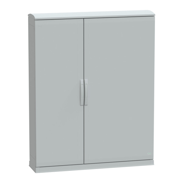 Thalassa pla - armoire polyester socle + toit 1500x1250x320- ip44 ral 7035