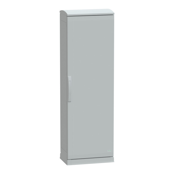 Thalassa pla - armoire polyester socle + toit 1500x500x320- ip44 ral 7035