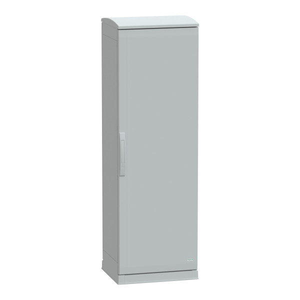 Thalassa pla - armoire polyester socle + toit 1500x500x420- ip44 ral 7035