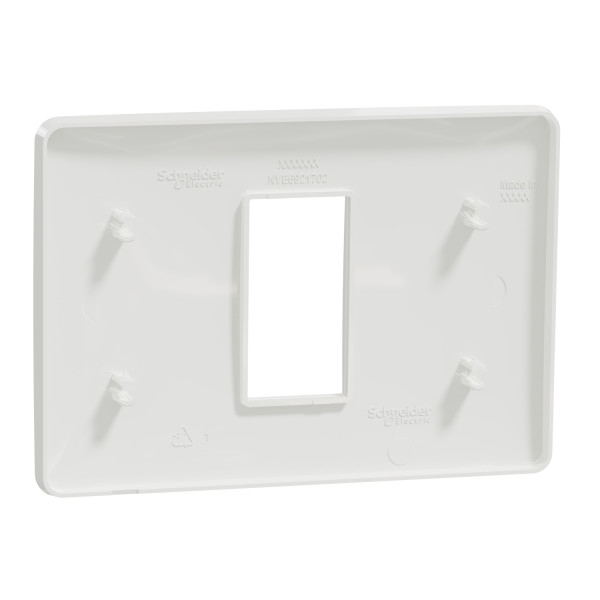 Schneider unica2 studio - plaque de finition - blanc - 1 module