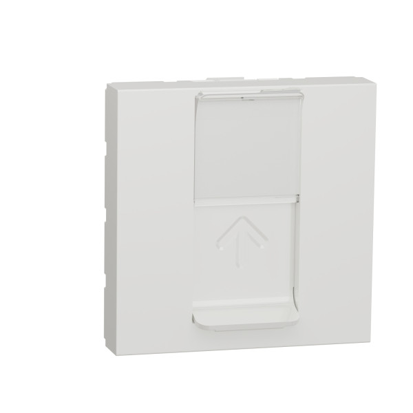 Schneider unica2 - prise rj45 simple - cat 5 utp - 2 mod - blanc - méca seul