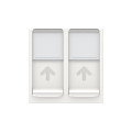 Schneider unica2 - prise rj45 double - cat 5 utp - 2 mod - blanc - méca seul