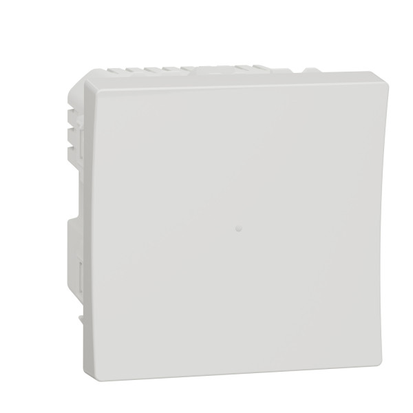 Bouton Poussoir Blanc Anti-Microbe 10 A Connecté Zigbee Wiser Unica Schneider – Mécanisme Seul