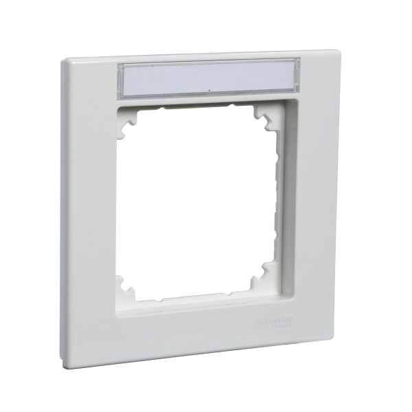 PLAQUE SPLE V PORTE ETIQU BLANC BRIL