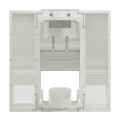 Schneider unica2 - prise pour 1 rj45 s-one incliné - 2 mod - blanc antimicrob - méca seul