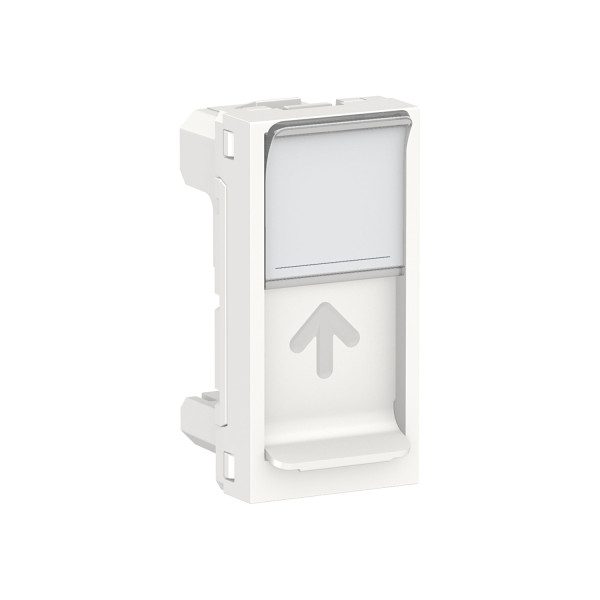 Schneider unica2 - prise pour 1 rj45 s-one - 1 mod - blanc antimicrobien - méca seul