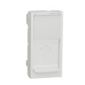 Schneider unica2 - prise pour 1 rj45 s-one - 1 mod - blanc antimicrobien - méca seul