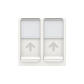 Schneider unica2 - prise pour 2 rj45 s-one - 2 mod - blanc - méca seul