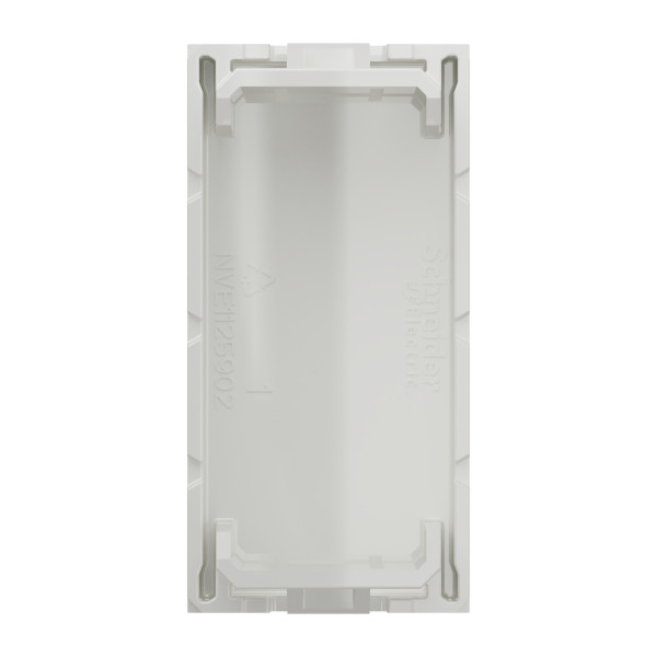 Schneider unica2 - obturateur - 1 module - blanc antimicrobien - mécanisme seul