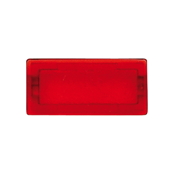 Pastilles pour enjoliveur simple lumineux translucide rouge sans pictogramme