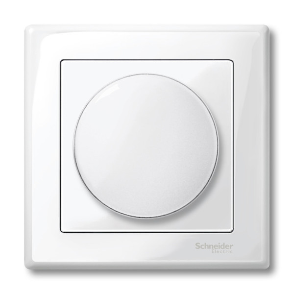 Enjoliveur Blanc Polaire pour Interrupteur Rotatif Merten System M Schneider Electric – IP20