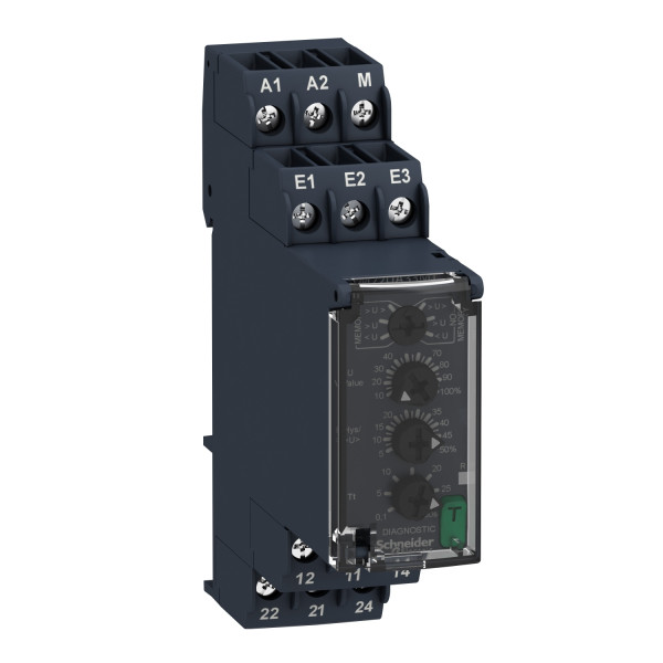 Zelio Control Rm22 - Relais Sur/sous-tension - 15 à 500v - 2of - 380 à 415vca