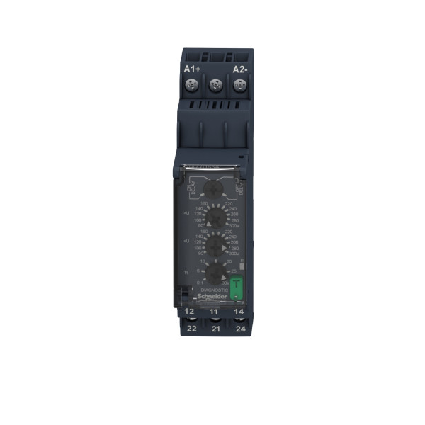 Zelio Control Rm22 - Relais Sur/sous-tension - 80 à 300v - 2of - 110 à 240vac/cc