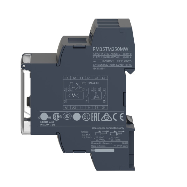 REL. PHASE ET TEMPERATURE MOTEUR