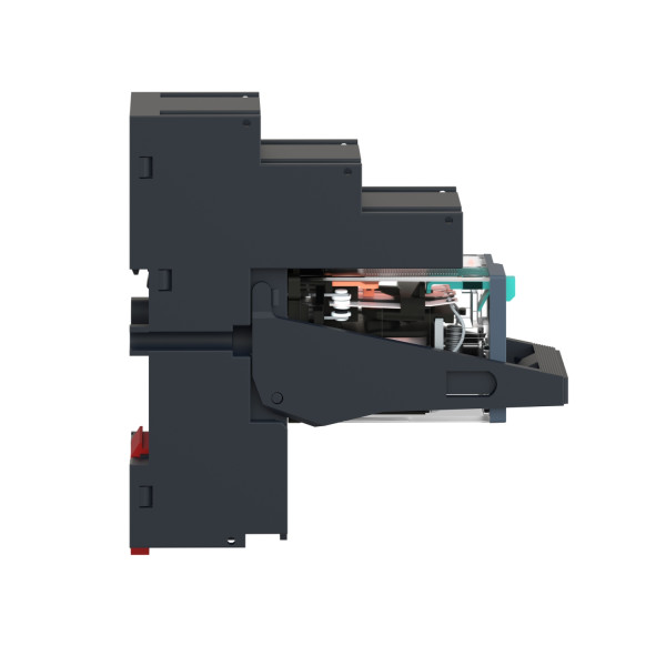 Zelio relay rxm - relais sur embase cont séparés - 2of - 12a - test+del - 24vdc