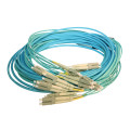 Câble fibre optique 6 lc d- 6 lc d mic om3-30m