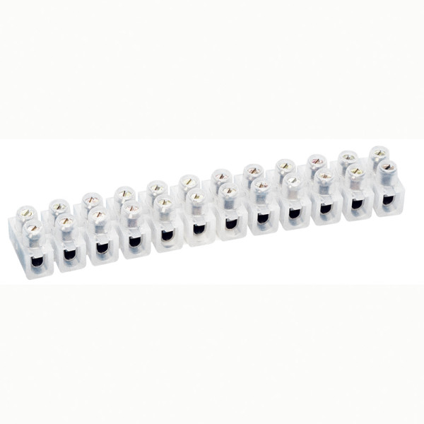 Barrette de connexion Nylbloc - cap 6 mm² - blanc