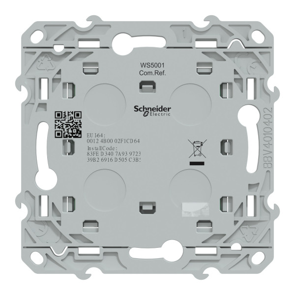 Wiser ovalis - interrupteur centralisé sans fil 2 ou 4 bp - anthracite