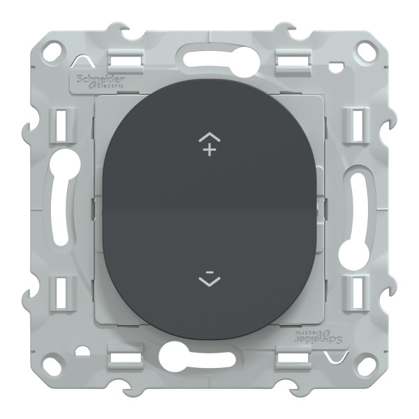 Wiser ovalis - interrupteur centralisé sans fil 2 ou 4 bp - anthracite