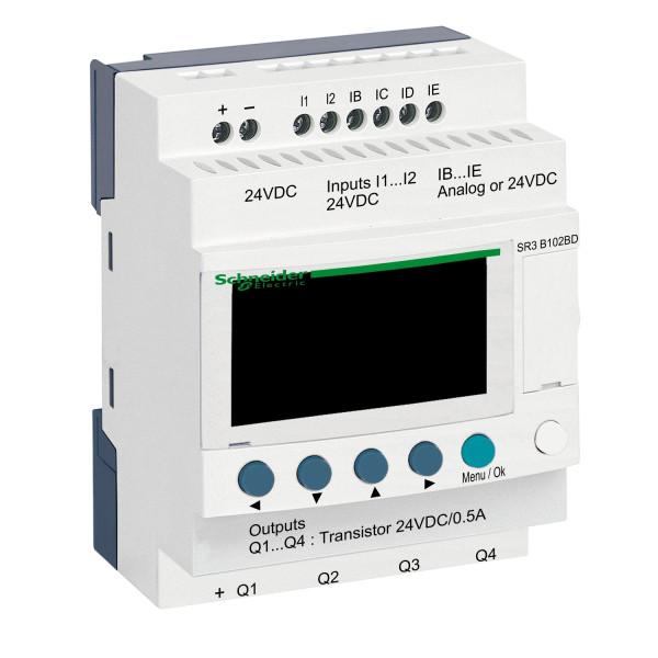 ML 10 E/S TRANSISTOR 24VDC ECRAN & HORL