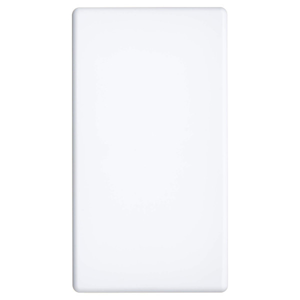 Façade Hikari blanc soft touch double verticale 1 PC 1 PC (280-481)