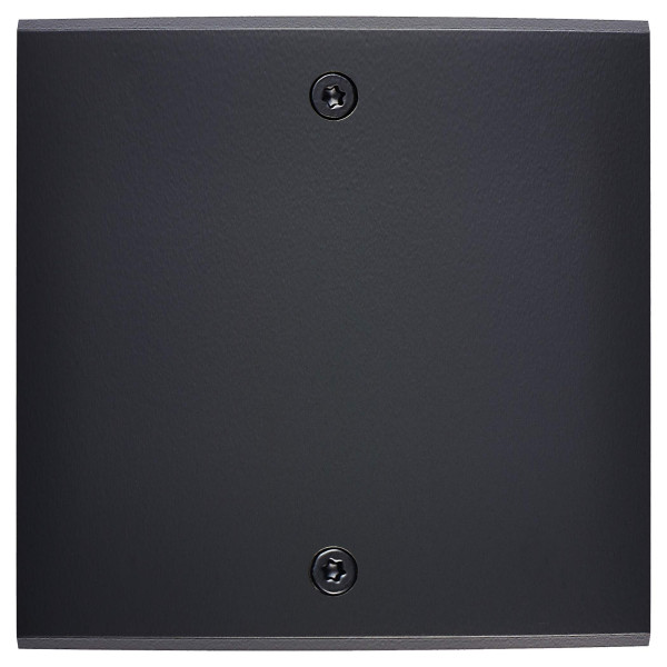 Façade confidence laiton noir mat simple knx 4 boutons +led +infra-rouge à vis