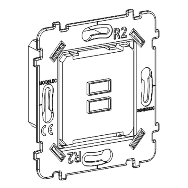 Mécanisme à connexion automatique chargeur usb a+a 2port 5v-3a pour collection désir, hitera et karo