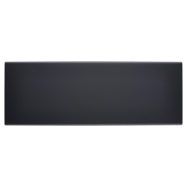 Façade confidence laiton noir mat triple horizontale 1 prise schuko 2 media tvfmsat 