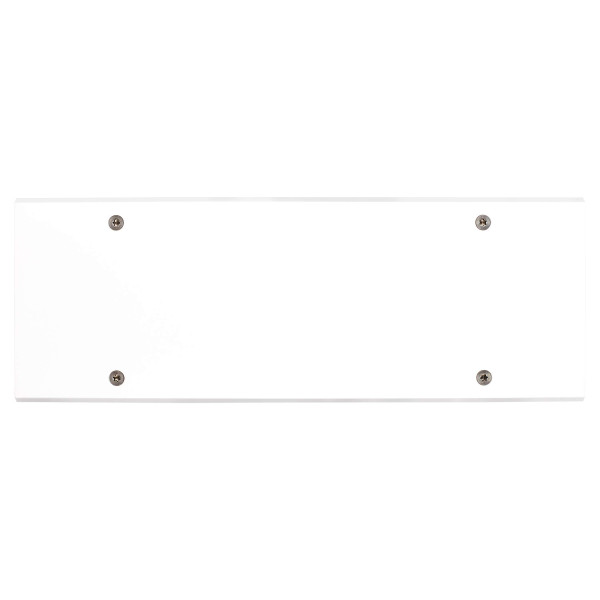 Façade confidence laiton blanc mat triple horizontale ouverture pour chargeur double usb 1 média 1 tv-fm-sat vis