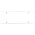 Façade confidence laiton blanc mat triple horizontale ouverture pour chargeur double usb 1 média 1 tv-fm-sat vis