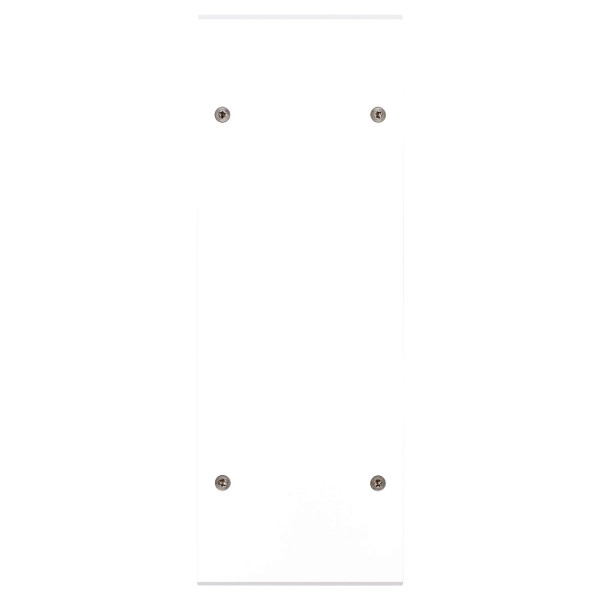 Façade confidence laiton blanc mat triple verticale ouverture pour chargeur double usb 1 média 2 média vis