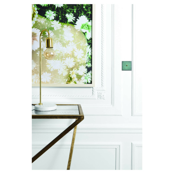 Façade fascination laiton jade double verticale liseuse 40