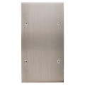 Façade Confidence Laiton  Nickel Satiné double verticale 2 basculeurs + Liseuse 40 (253-418)