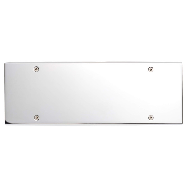 Façade confidence laiton chrome miroir triple horizontale prise schuko 1 média prise tv à vis