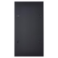 Façade confidence laiton noir mat double verticale liseuse fine20 + 2 basculeurs