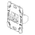 Mécanisme à connexion automatique dble rj45 cat6 (3m) pour collection désir, hitera et karo