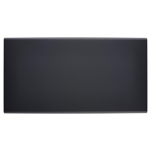 Façade confidence laiton noir mat double horizontale ouverture pour chargeur double usb 1 média 