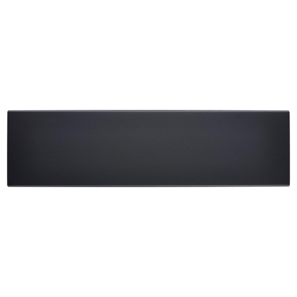 Façade confidence laiton noir mat quadruple horizontale 3x1 prise schuko 1 media 