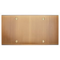 Façade confidence laiton vieux bronze double horizontale prise schuko 2p+t ouverture pour chargeur double usb à vis