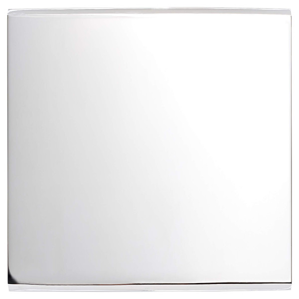 Façade confidence laiton chrome miroir simple knx 2 boutons magnétique