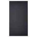 Façade confidence laiton noir mat double verticale prise schuko 2p+t ouverture pour chargeur double usb 
