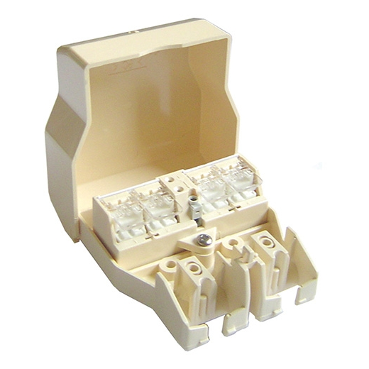 Mini-boitier exterieur pour bus de telereport ivoire
