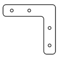 Coupleur 90° pour profile slf1512