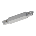 Alimentation centre pour rail univ 3ph 7p blanc