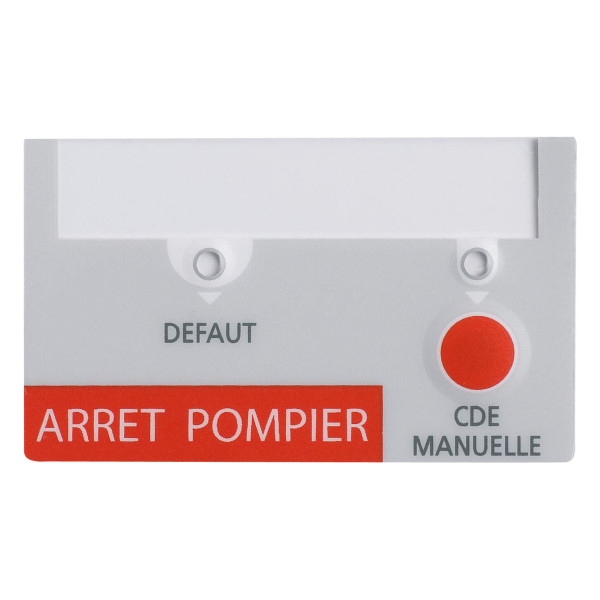 Ensemble arrêt pompier par bp pour cmsi adressable xl3